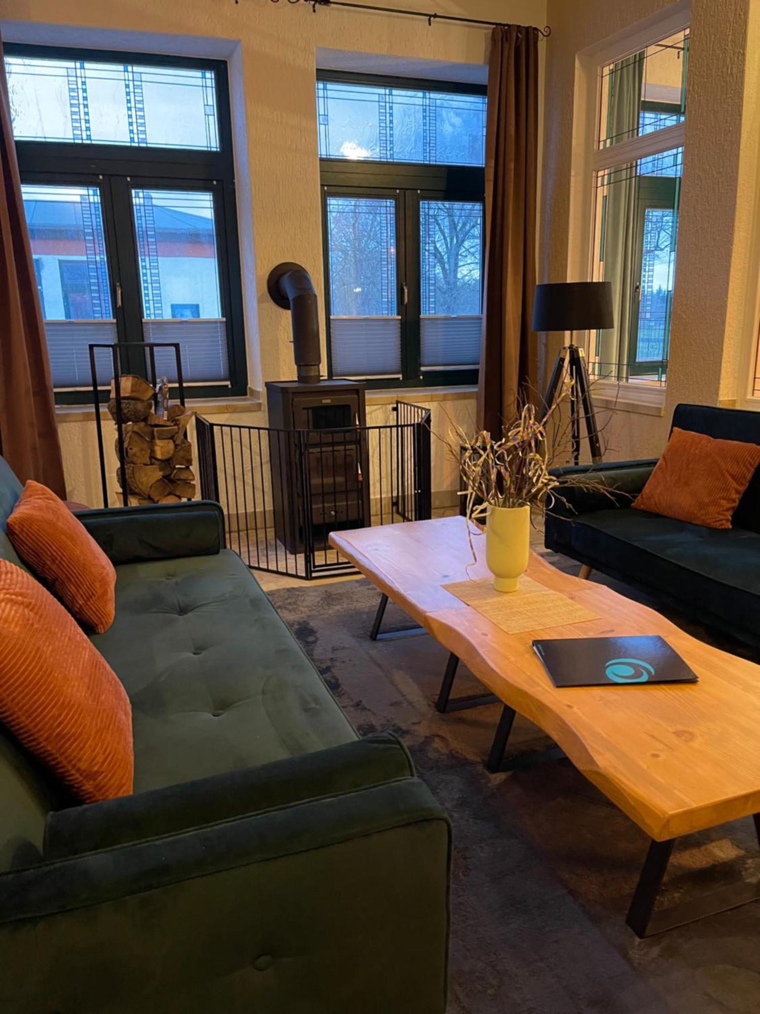 Ferienwohnung Mit Kamin Und Traumhafter Dachterrasse Mit Weitblick In Die Natur Neu Gaarz 외부 사진